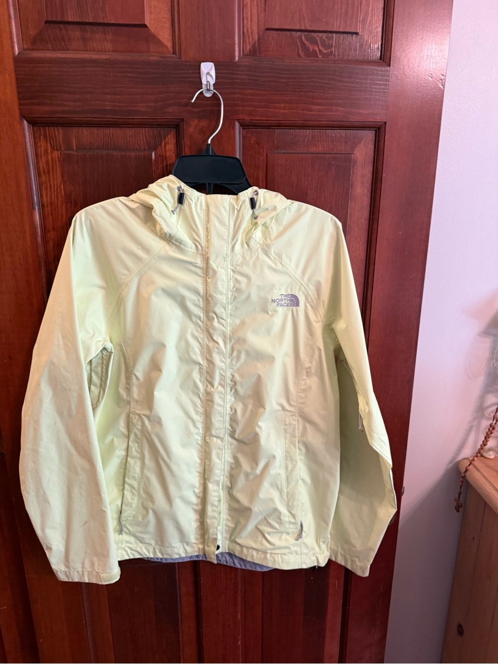 The North Face HyVent Hooded Rain Jacket - Light Yellow